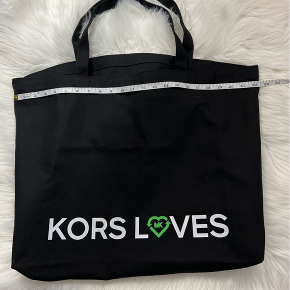 Michael Kors Tote Black    100% Organic Cotton ✨brand new✨ - Picture 3 of 5